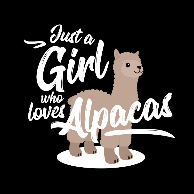 Alpaka Niedlich Lama Mädchen Tierliebe Geschenk