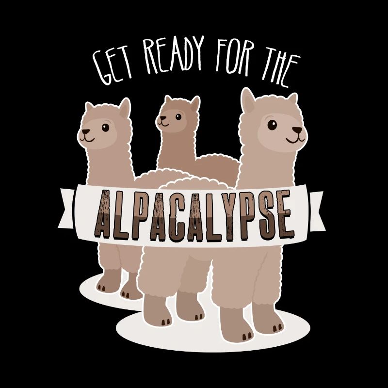 Cool Llama Alpaca Apocalypse Funny Fun Saying