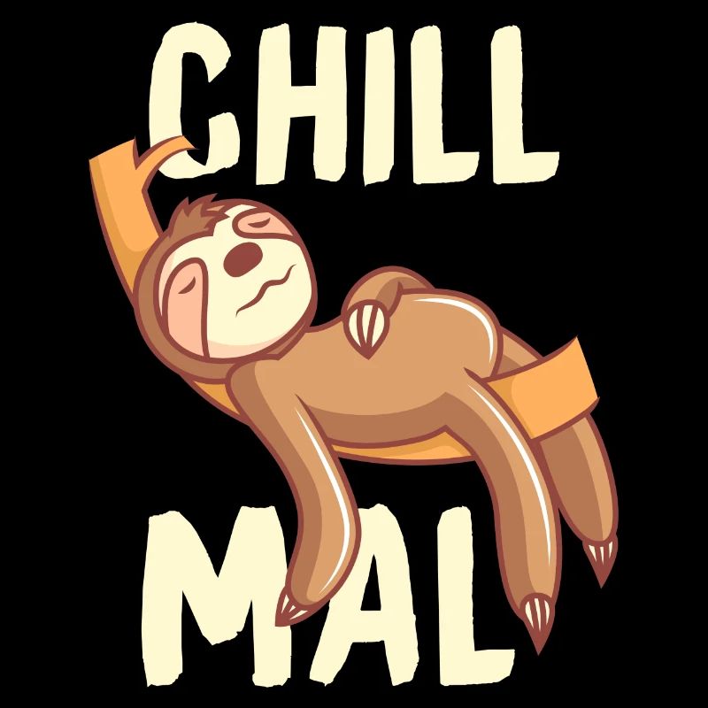 Chill sloth relaxing and chilling gift