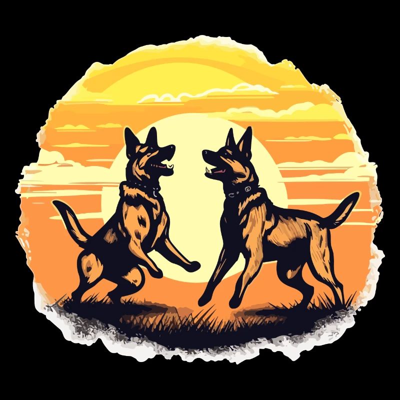 Couple German Shepherd German Shepherd Lovers