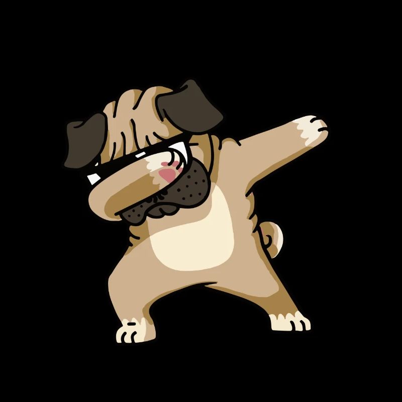 Dab dog dance