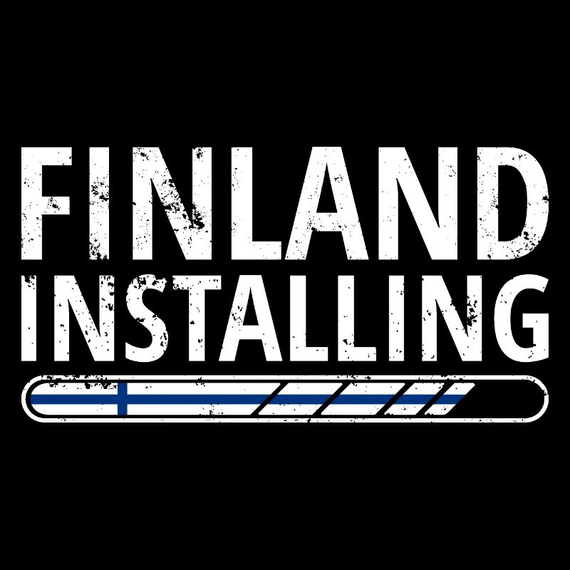 Drapeau de la Finlande Suomi Drapeau finlandais Look utilisé