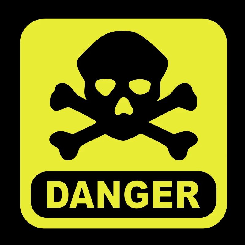 Danger skull