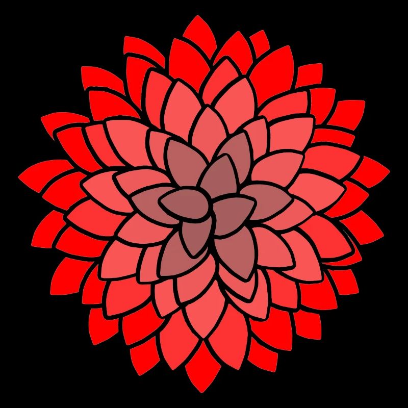 MUMS Fleur Rouge Fleurs