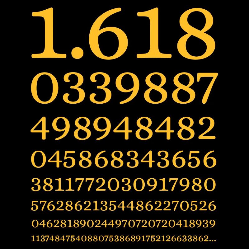 Golden Ratio Nummer (Goldener Schnitt, Phi)