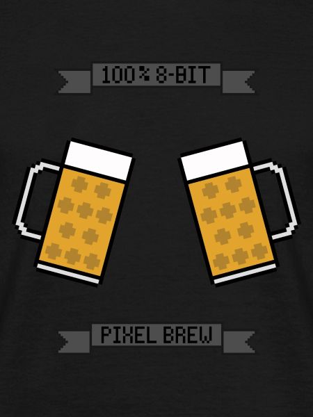 8-Bit Pixel Beer Mug