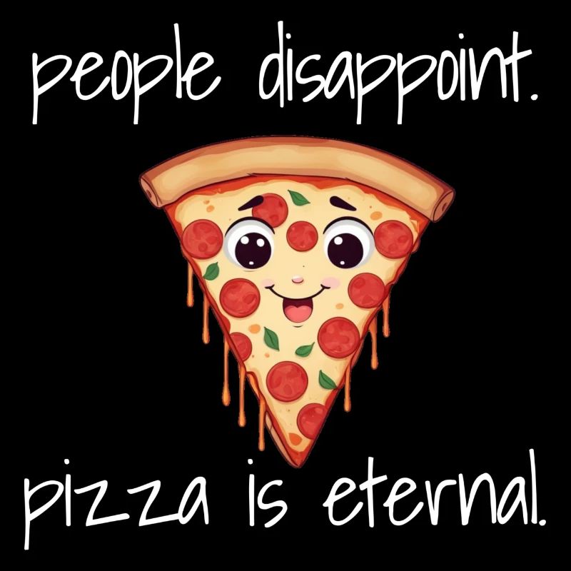 People Disappoint - Pizza Is Eternal - Pizza Lover