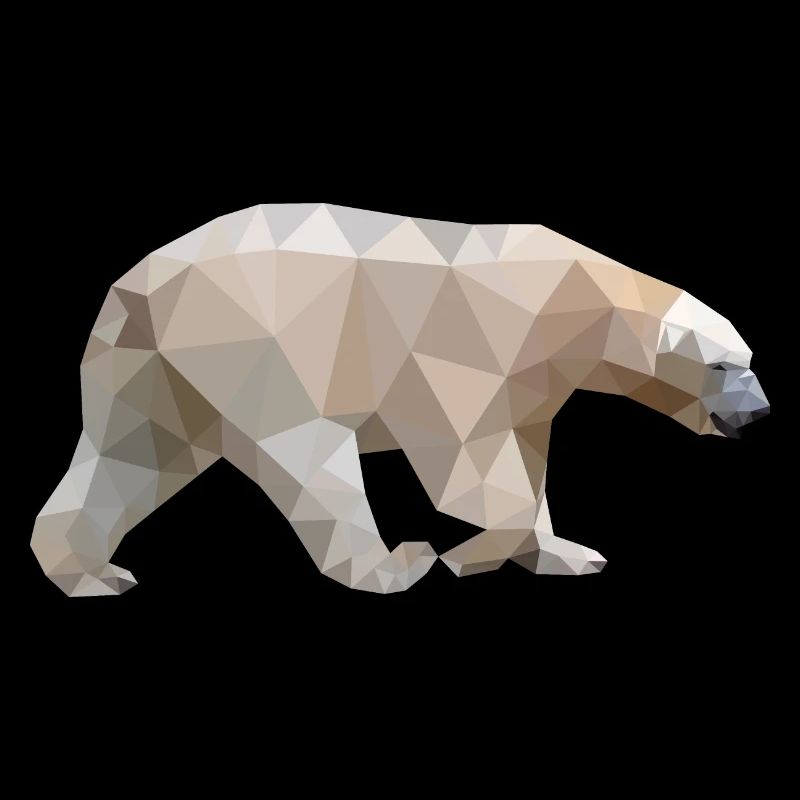 Polygon Polar Bear
