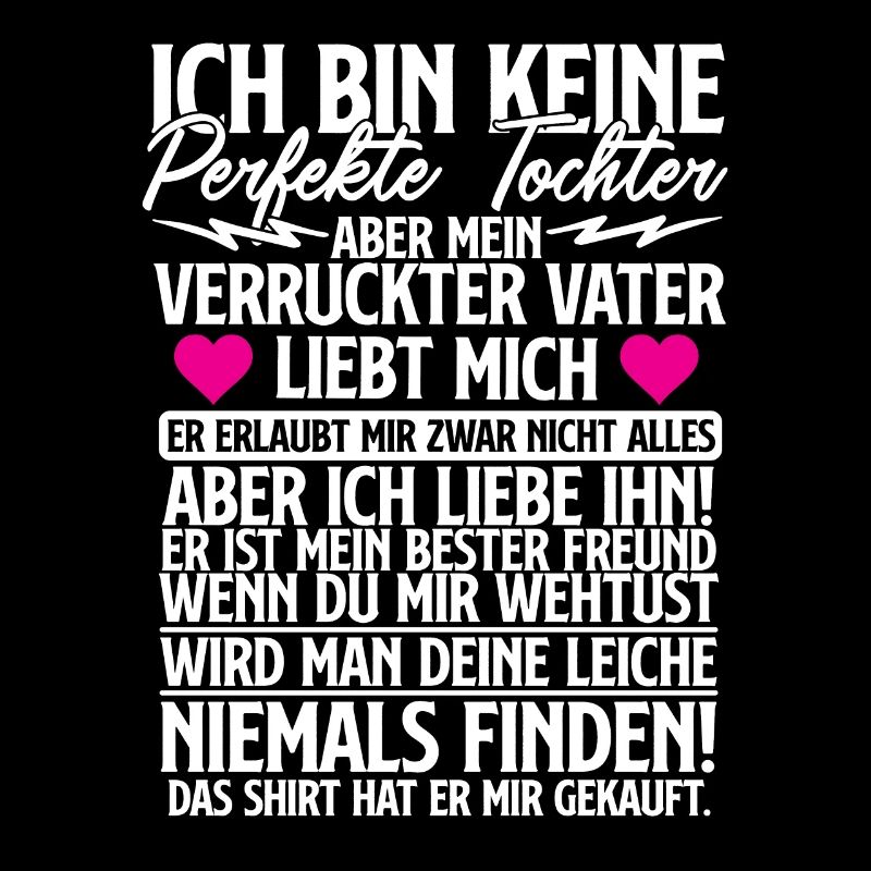 perfekte Tocher Vater Liebe bester Freund