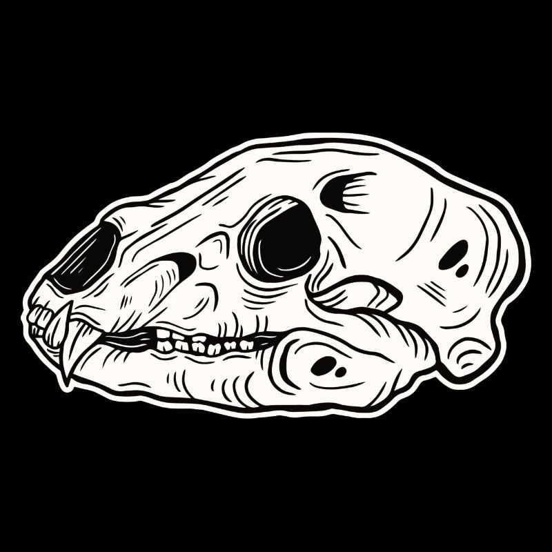 Skull Skeleton Skull Horror Cadeau d’Halloween