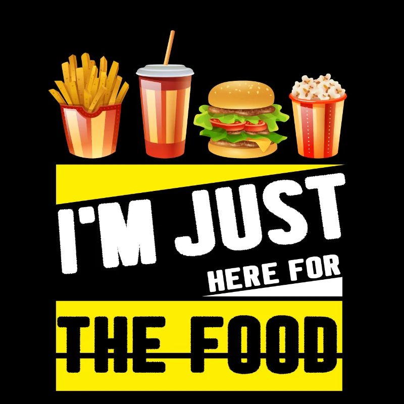 Jeg er her bare for maden - Mad / Fastfood