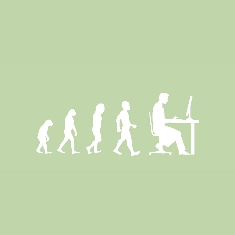 Evolution - Geschenk - Programmierer Computer Nerd