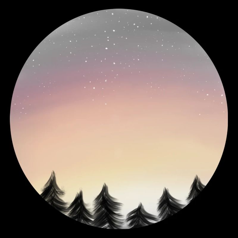 Forêt de lever de soleil