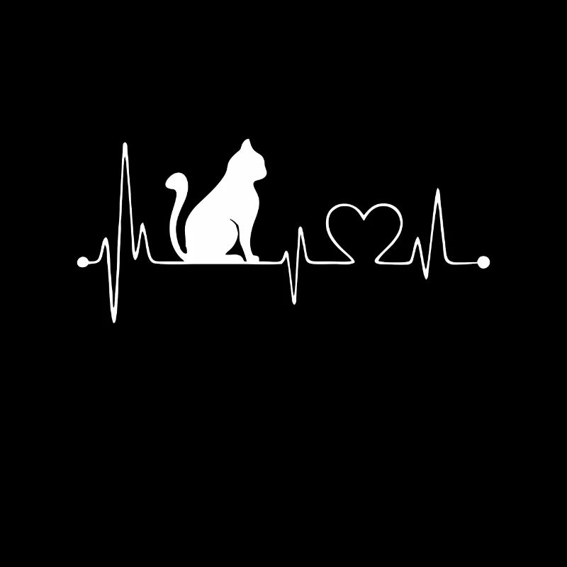 Chemise de chat • Chat de battement de coeur • Cadeau