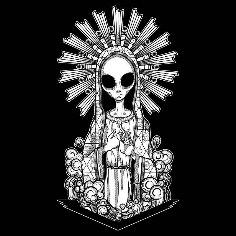 The alien Virgin - Black version