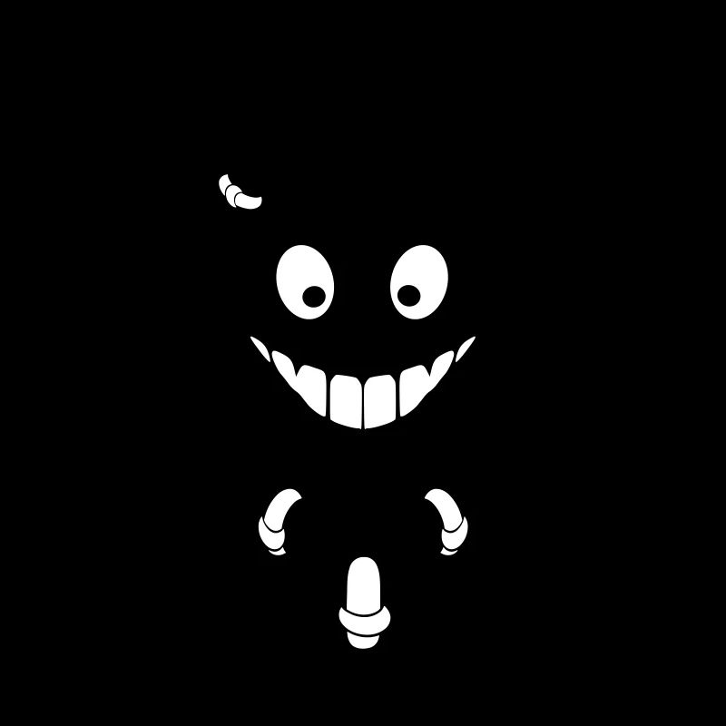 Little Bechthild Good Mood Punk Skull Vector