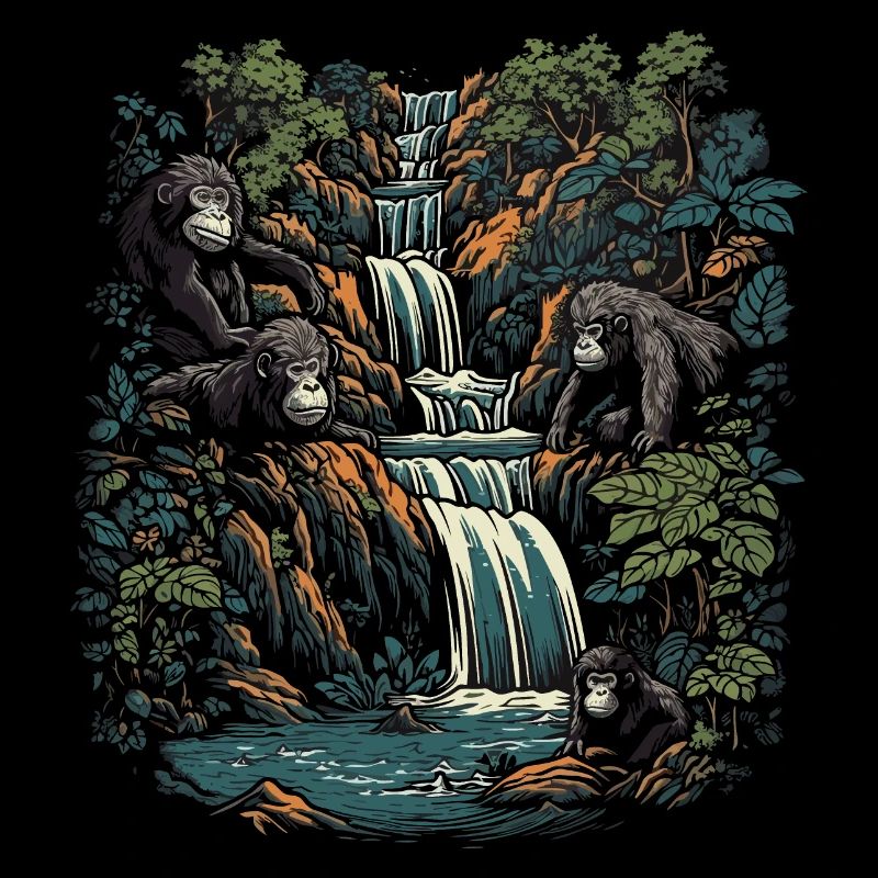 Gorille Singe Animal Bébé Louveteau Singe Gorilles