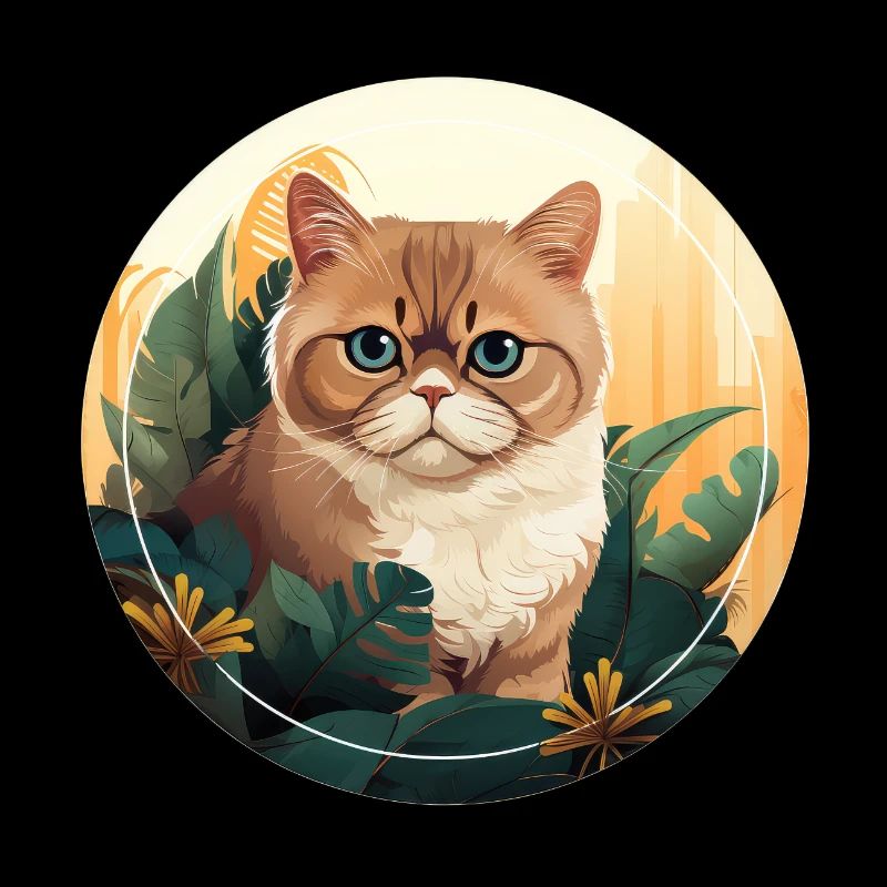 Chat exotique à poil court
