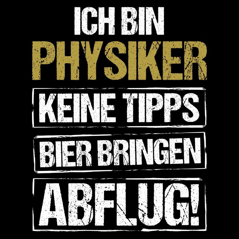 I'm a physicist - bring beer and take off