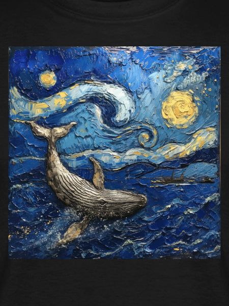 Whale Fish Van Gogh