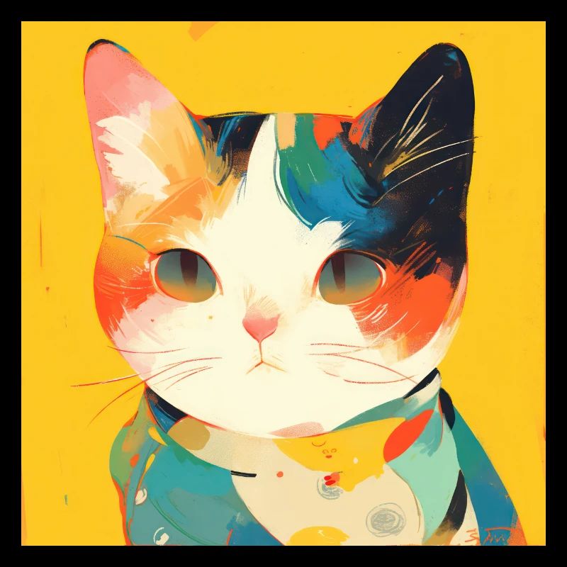 Chat, Motif De Chat