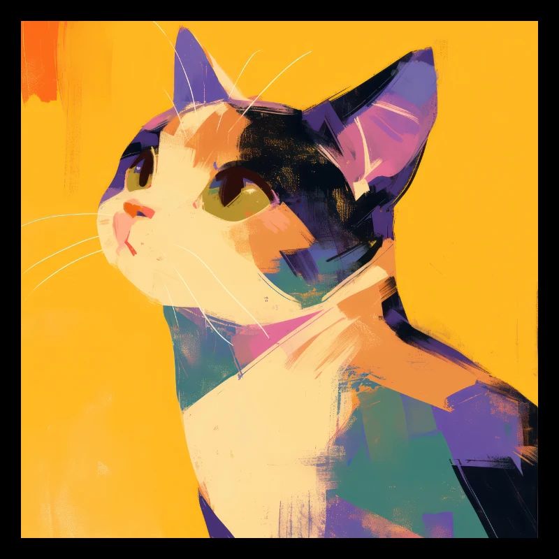 Chat, Motif De Chat
