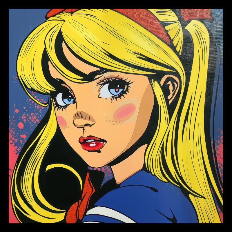 anime, mädchen, retro, waifu, japan, 60s
