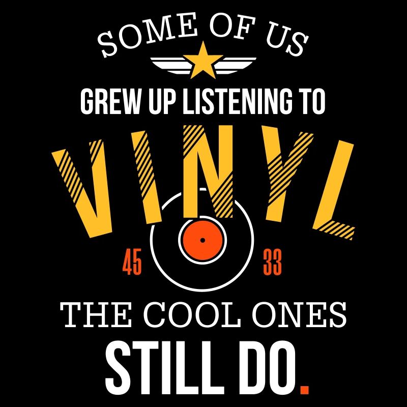Des gens cool écoutent du vinyle