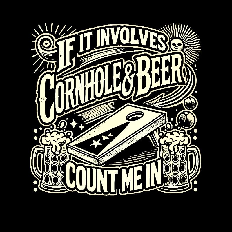 Wenn es um Cornhole und Bier geht, bin ich dabei