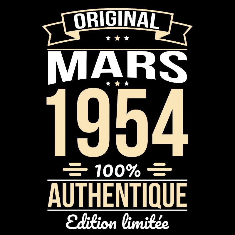 Anniversaire 70 ans - Original - Mars 1954