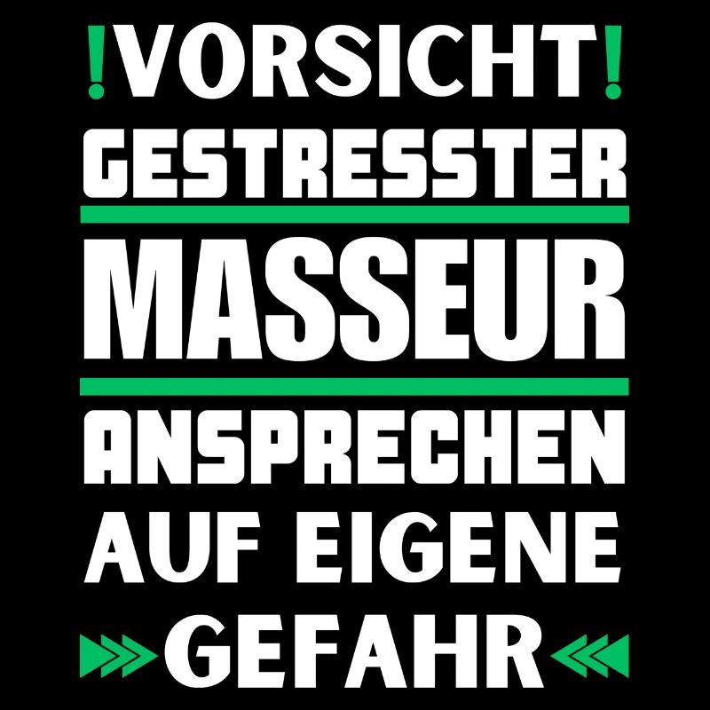 Don't talk to a stressed masseur!
