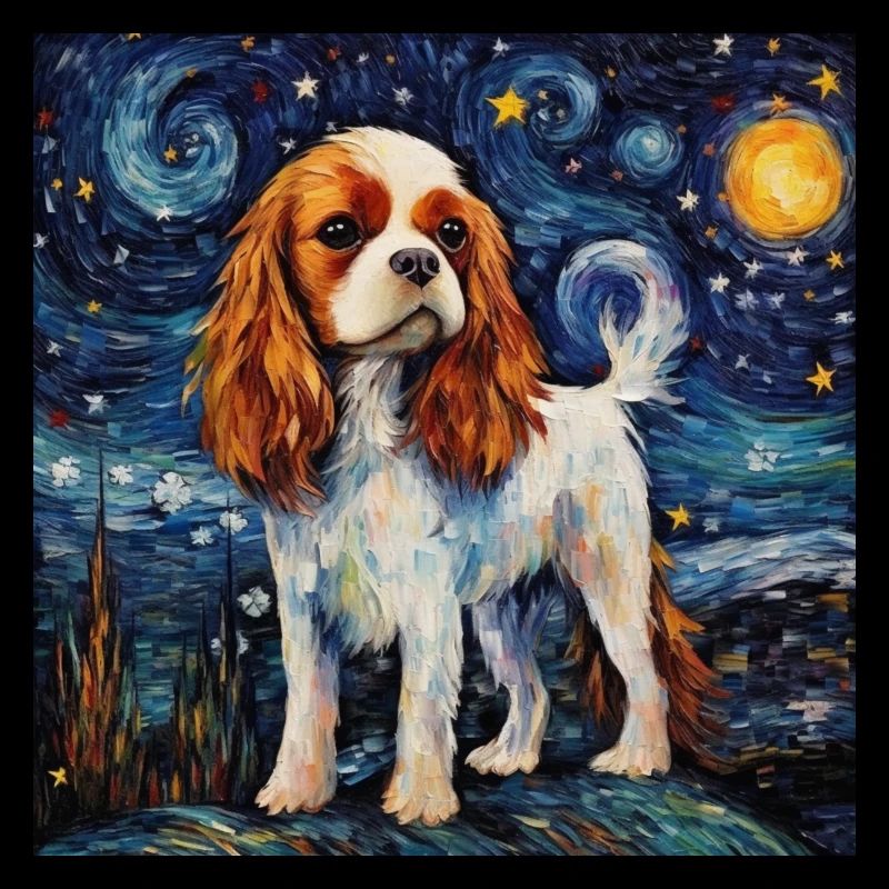 Cavalier King Charles Spaniel Sternennacht