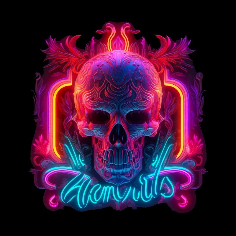 Neon Totenkopf