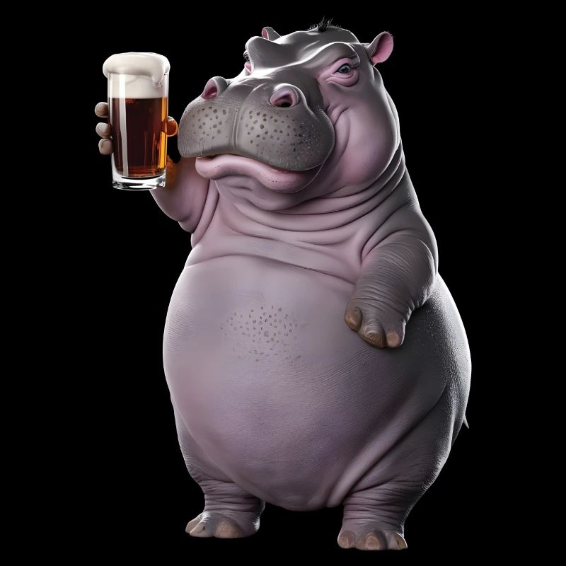 Nilpferd Bier