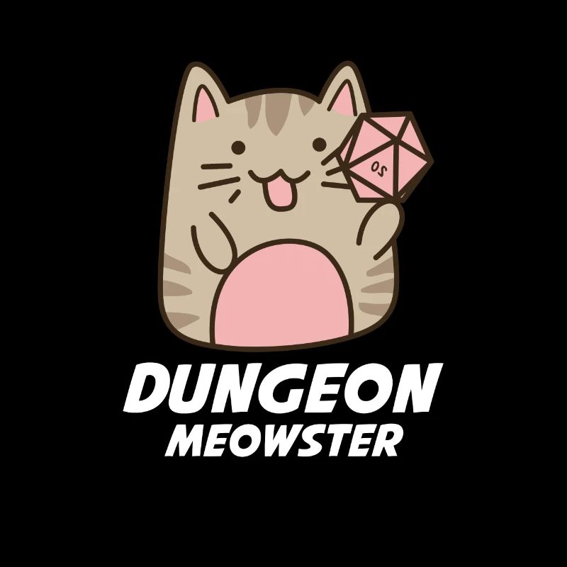 Dungeon Meowster Cube RPG Cat