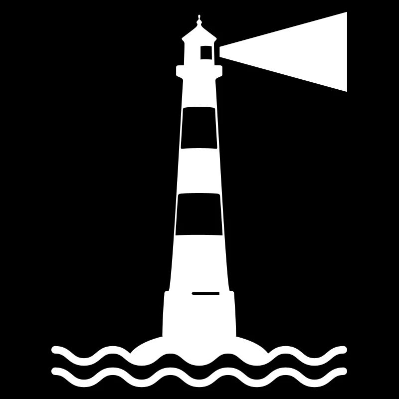 Mer de vagues phare maritime des côtes de la mer