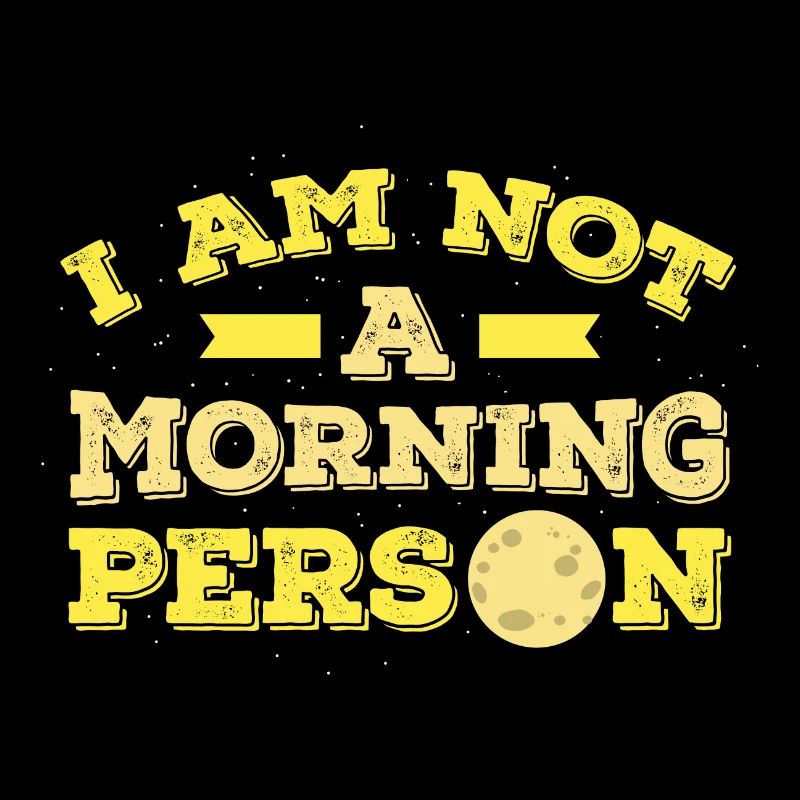 Ich bin nicht ein Morgen Person Geschenk