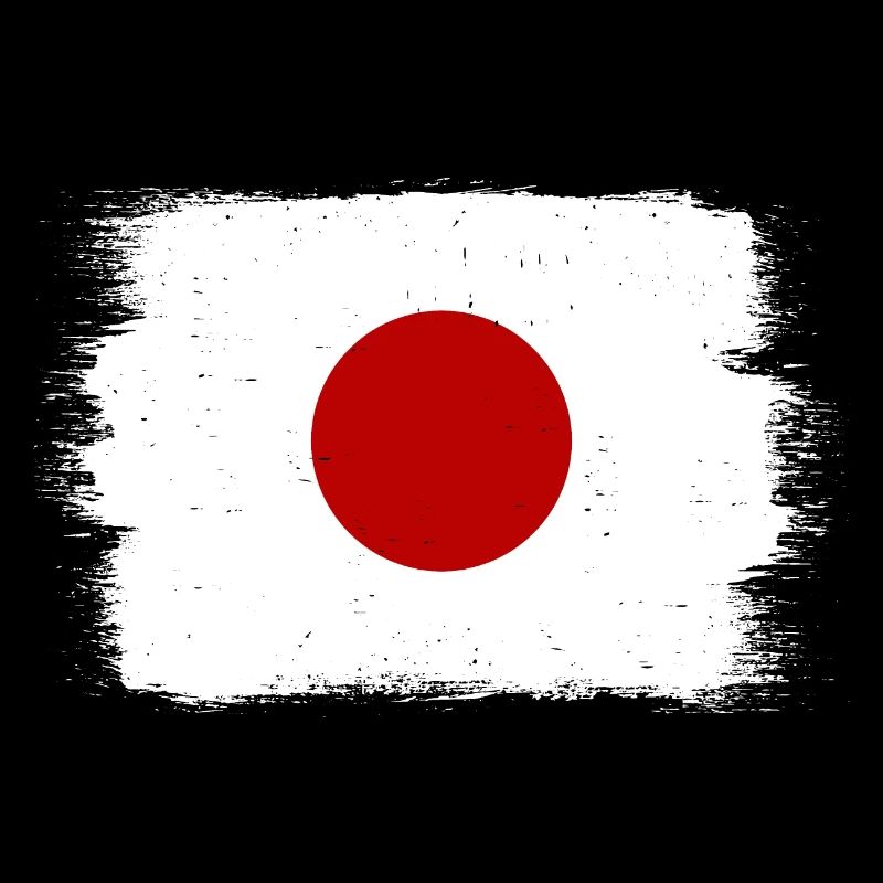 Drapeau du Japon utilisé Look Nihon Drapeau japonais