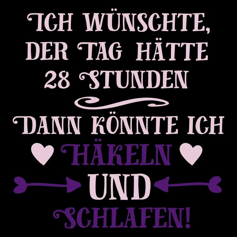 Häkeln und Schlafen Geschenk