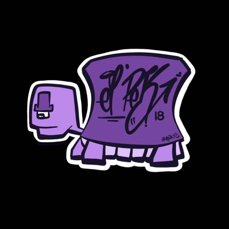 Tag turtle / Schildkröte Logo