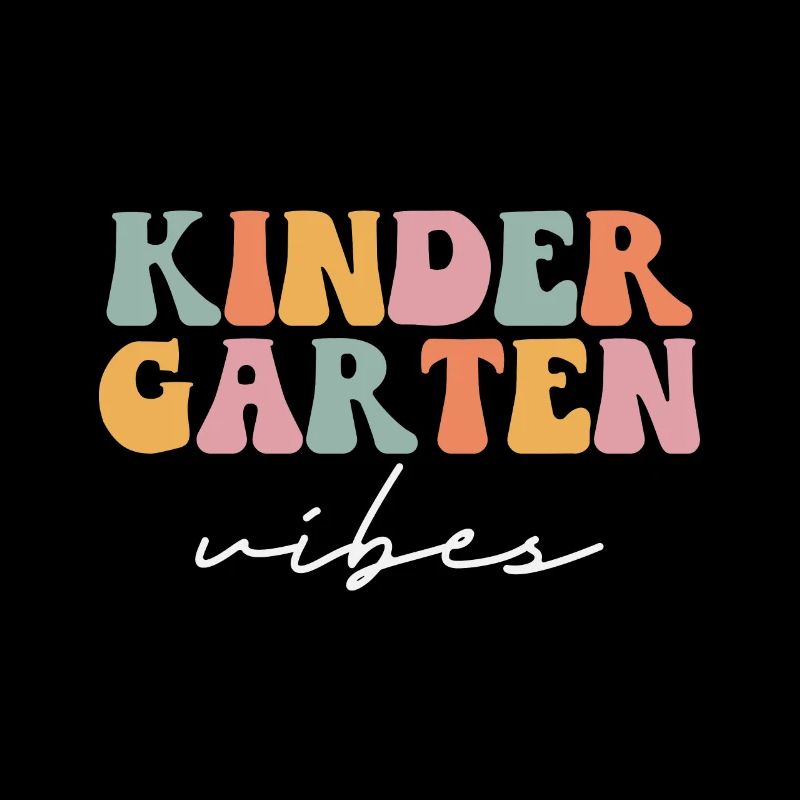 Groovy Hello Kindergarten Vibes Professeur rétro