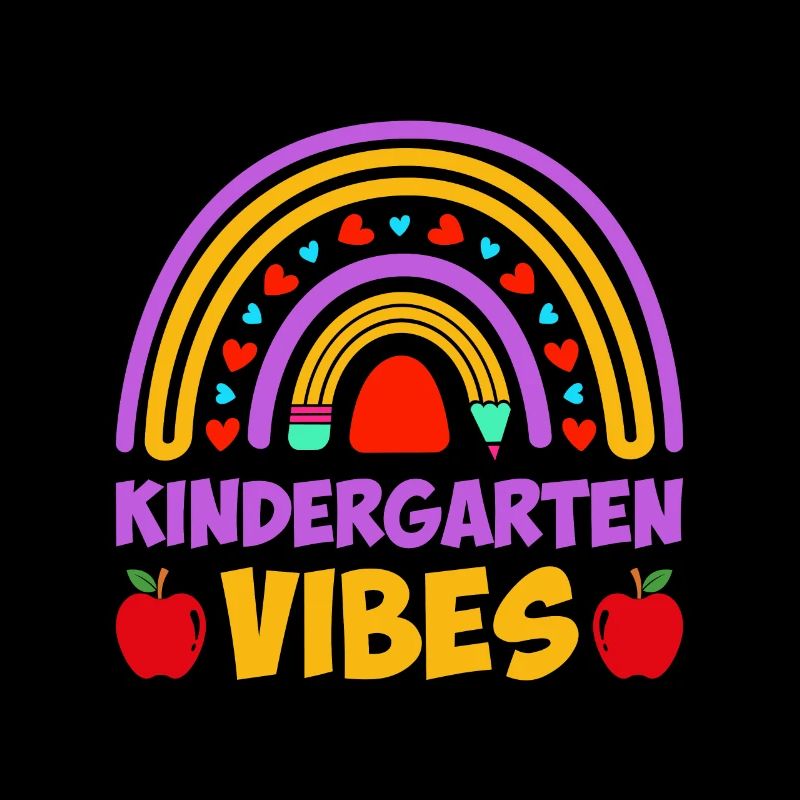 Groovy Hello Kindergarten Vibes Professeur rétro