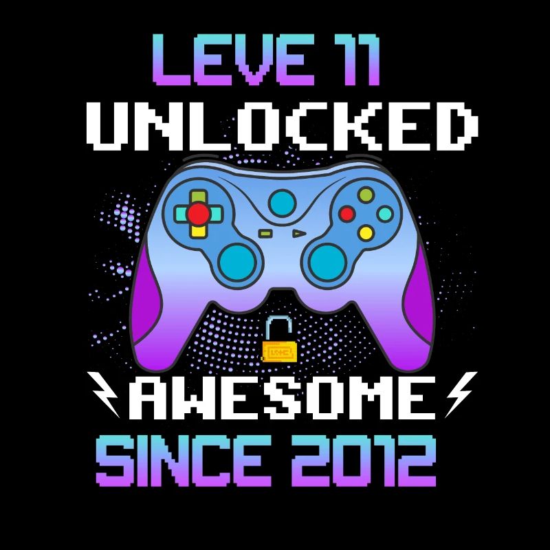 Level 11 Freigeschaltet Awesome seit 2012 Funny Gamer