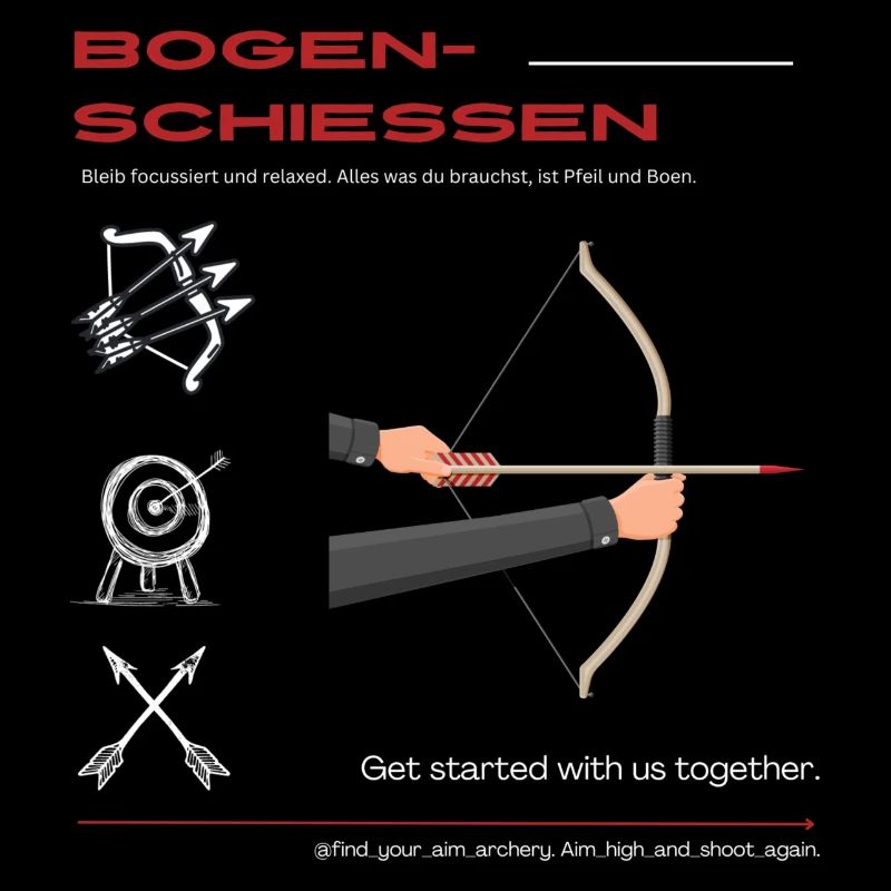 Mit Pfeil und Bogen