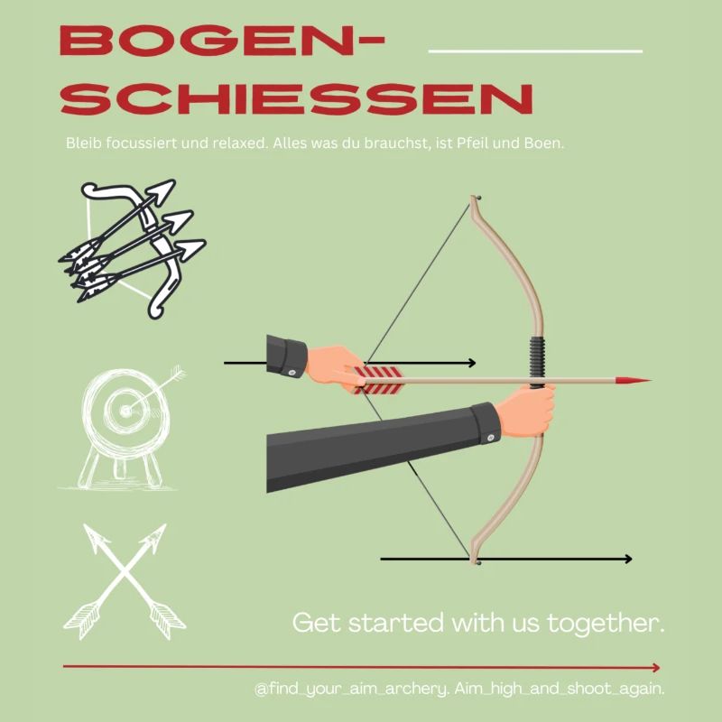 Mit Pfeil und Bogen