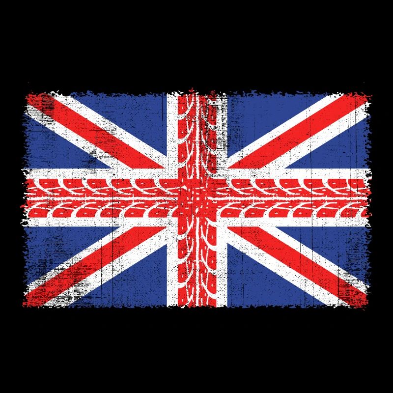 Cadeau de moto de drapeau du R-U