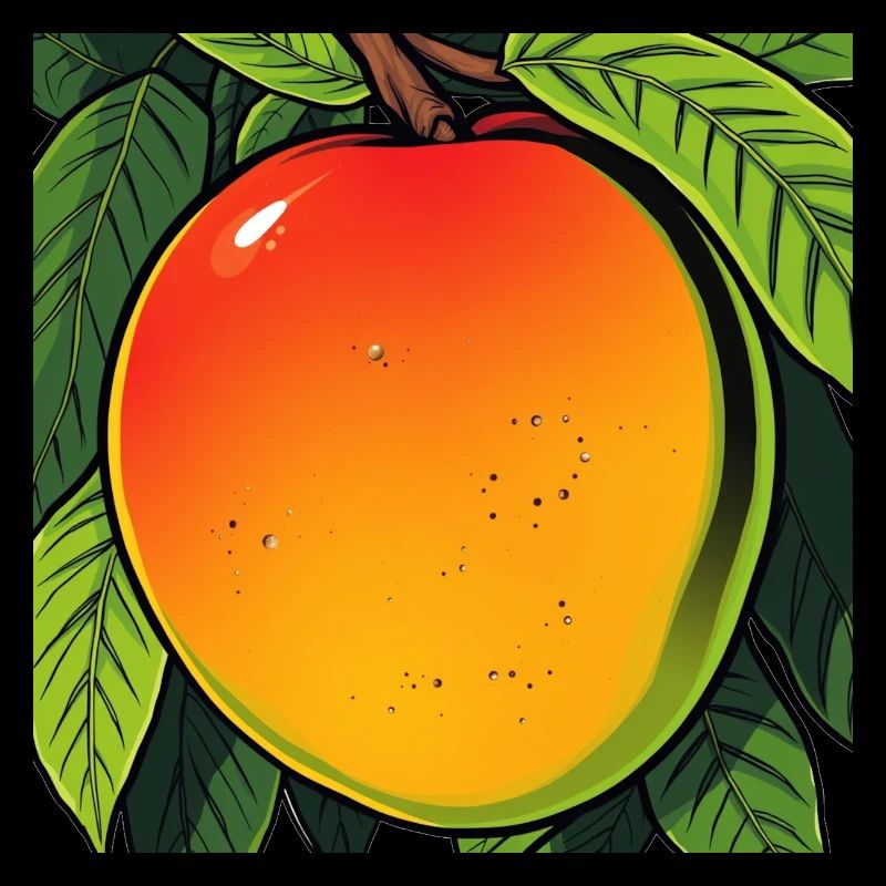 Mangue sur un arbre