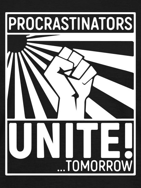 Procrastinators Black