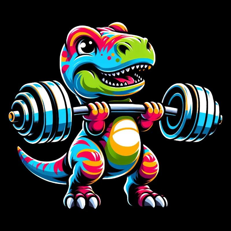 Trex Dinosaur Dumbbells Dumbbells Lifting Dumbbell
