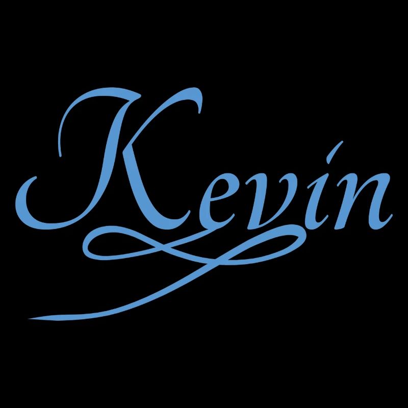Kevin in cursive script